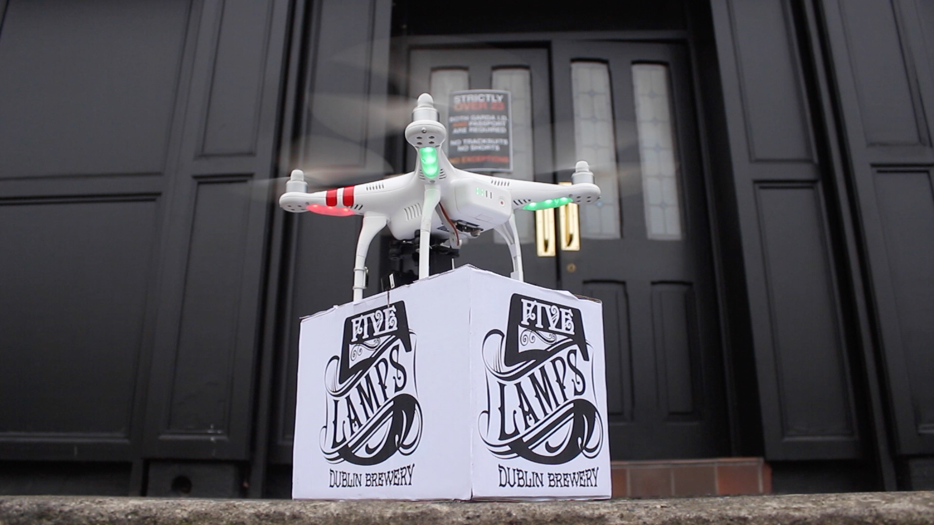 Ordinario Peatonal virtud Irish craft beer delivered locally by drone | Publin