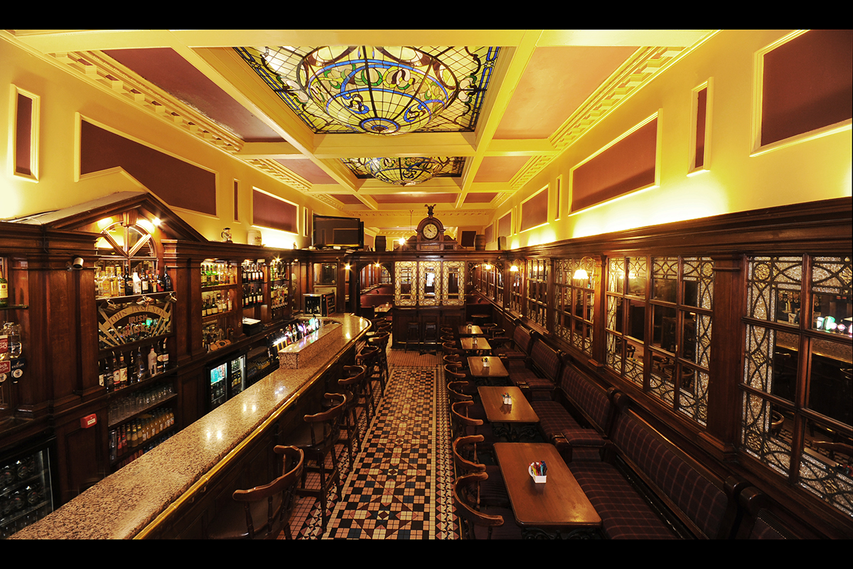 World renowned artists and humble patrons. Stained glass artwork in