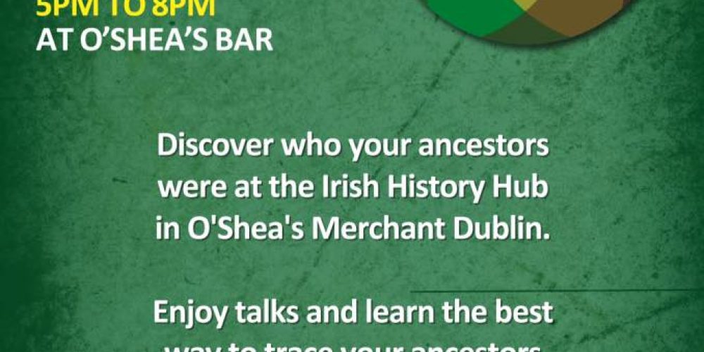 Trace your genealogy in the pub on Culture Night