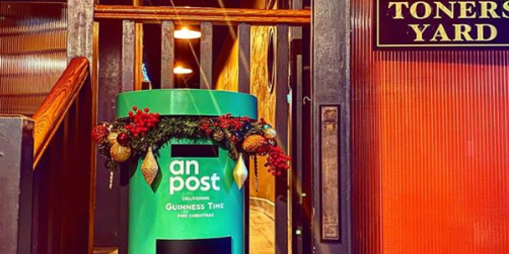 Toner’s pub now has it’s own post box for a special Christmas cause