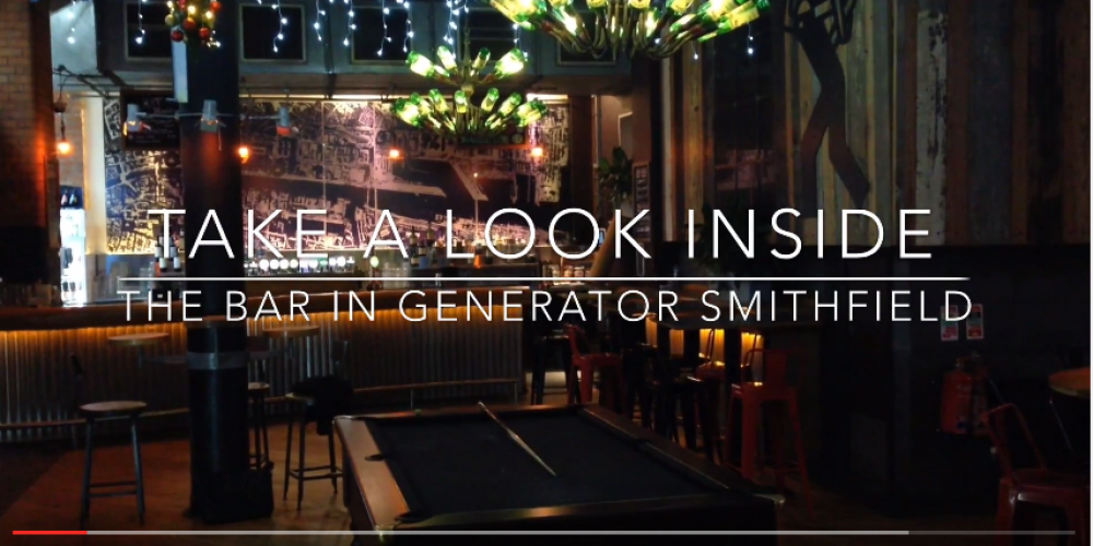 Video: A quick look at Generator bar Smithfield.