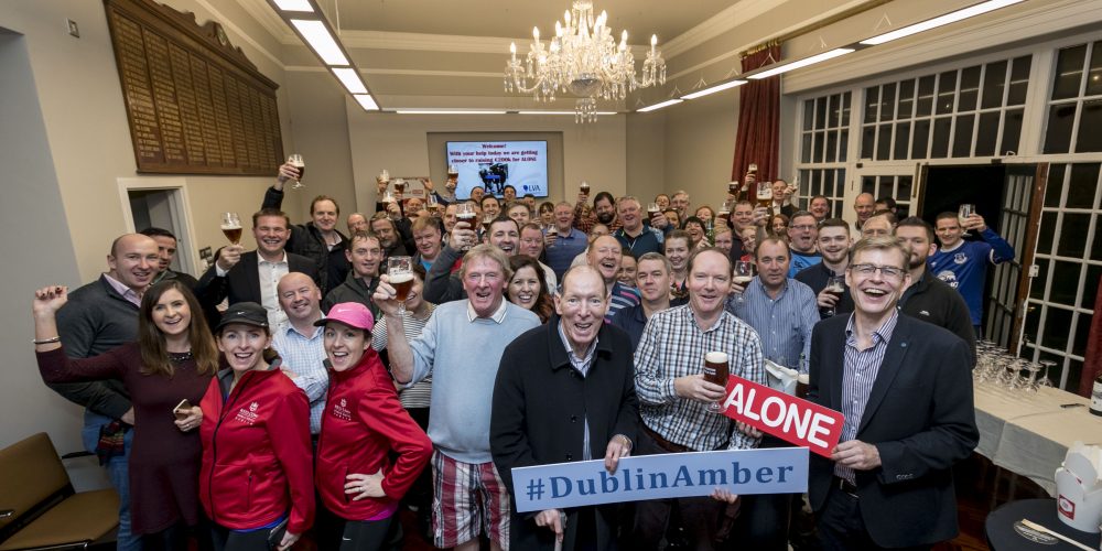 ‘You’ll never walk ALONE’. Dublin publicans raise €25,000 for ALONE and are on their way to €200,000