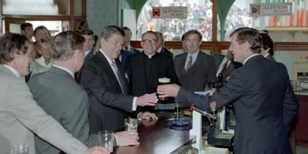 7 American presidents who visited Irish pubs.