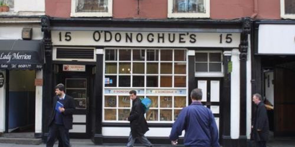 A song about O’Donoghue’s. A beautiful tune about a beautiful pub.