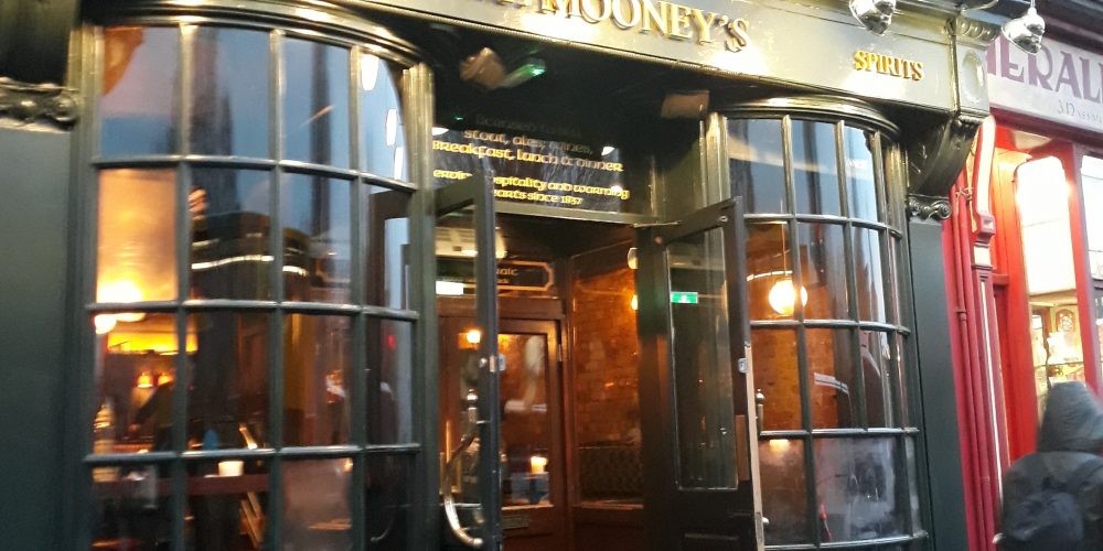 J.P. Mooneys, the new pub on Nassau Street.