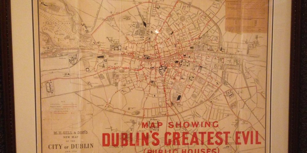 ‘Dublin’s Greatest Evil’; an interesting map from a temperance league.