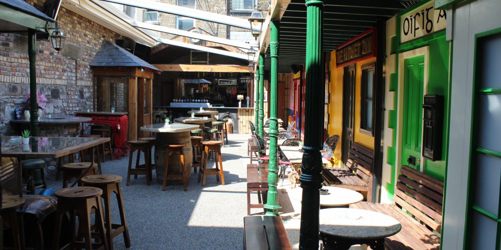 Take a look at this superb new Beer Garden in O’Shea’s Pub.